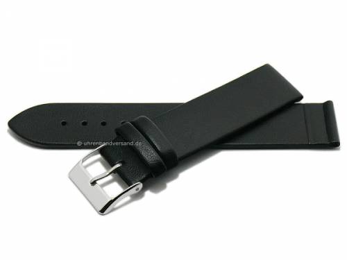 Uhrenarmband -Meran- 16mm schwarz VEGAN aus Apfel-Fasern ohne Naht von BARINGTON (Schlieenansto 16 mm) - Bild vergrern 