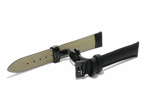 Butterfly-Faltschlie�e (HeBFS-12) 12mm Edelstahl schwarz poliert mit Dr�ckern - Bild vergr��ern 