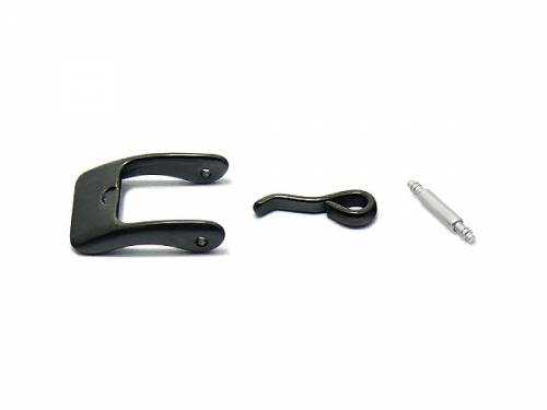 Dornschlie�e Standard (HeDS-2005) 10mm Edelstahl schwarz matt - Bild vergr��ern 
