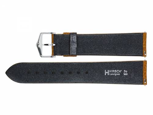 Uhrband XL (010-09) Camelgrain 18mm hbraun Leder, No-Allergy Spezial-Unterseite, EASY-CLICK v. HIRSCH (Schliee 16 mm) - Bild vergrern 