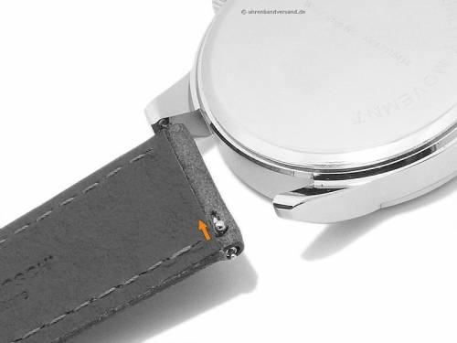 Uhrenarmband (085-64) Tritone 24mm dunkelbraun Kudu-Antilope Vintage EASY-CLICK-Stege HIRSCH (Schlie�enansto� 22 mm) - Bild vergr��ern 