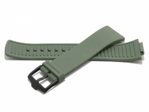 Ersatzband Junghans Spezialansto� gr�n Kautschuk f�r Force Mega Solar 018/1000 etc - Bild vergr��ern 