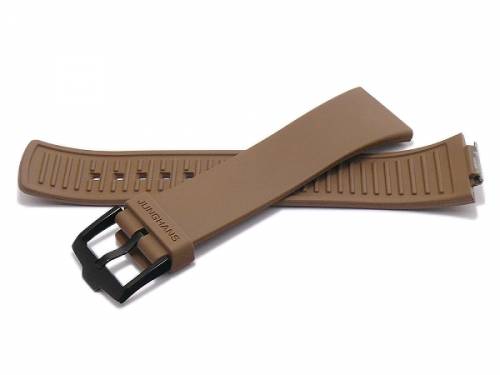 Ersatzband Junghans Spezialansto braun Kautschuk fr Force Mega Solar 018/1000 etc - Bild vergrern 