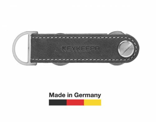 KEYKEEPA Loop Schlsselorganizer Leder rot (Nubuk Red) - Made in Germany - Bild vergrern 