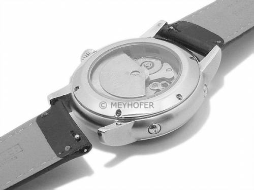 Meyhofer EASY-CLICK Uhrenarmband -Lenne- 22mm hellbraun Leder Alligator-Pr�gung helle Naht (Schlie�enansto� 18 mm) - Bild vergr��ern 