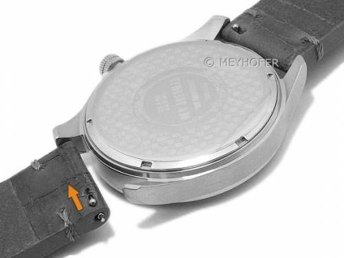 Meyhofer EASY-CLICK Uhrenarmband -Caldwell- 22mm hellbraun Leder Vintage-Look (Schlie�enansto� 22 mm) - Bild vergr��ern 