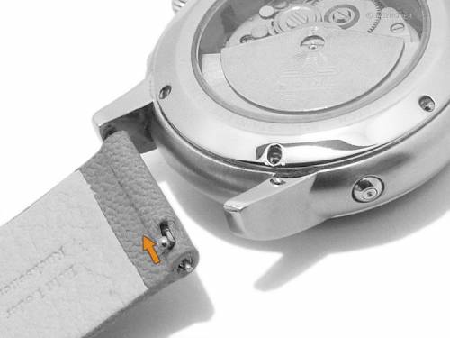 Meyhofer EASY-CLICK Uhrenarmband -Zermatt- 12mm trkis Ziegen-Leder genarbt (Schlieenansto 12 mm) - Bild vergrern 