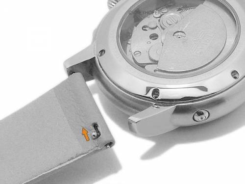 Meyhofer EASY-CLICK Uhrenarmband -Natal- 12mm hellbraun Leder glatt ohne Naht (Schlieenansto 10 mm) - Bild vergrern 