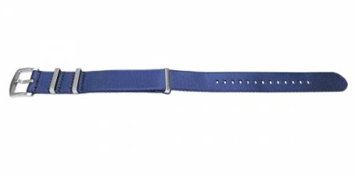 Uhrenarmband -Vacaville- 20mm dunkelblau Textil/Synthetik Durchzugsband im NATO-Style von MEYHOFER - Bild vergr��ern 