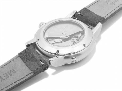 Meyhofer EASY-CLICK Uhrarmband -Neckar- 20mm dunkelbraun Leder Velours abgen�ht Made in Germany (Schlie�enansto� 18 mm) - Bild vergr��ern 