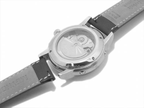 Uhrenarmband Meyhofer EASY-CLICK -Bamberg- 18mm hellbraun Leder glatt abgen�ht (Schlie�enansto� 16 mm) - Bild vergr��ern 