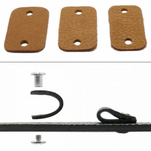 Uhrenarmband -Karasburg- 20-22-24mm Wechselansto mittelbraun Leder Antik-Look ohne Naht Unterlagenband von MEYHOFER - Bild vergrern 