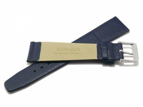 Uhrenarmband XL -Regensburg- 20mm dunkelblau Leder fein genarbt HANDMADE in GERMANY von MEYHOFER (Schlie�enansto� 16 mm) - Bild vergr��ern 