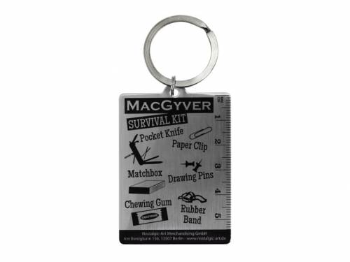 Retro-Schl�sselanh�nger/Taschenanh�nger What would MacGyver Do?! von Nostalgic-Art - Bild vergr��ern 