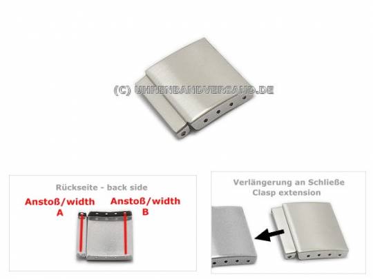 Uhrenbandversand Uhrenarmband Zusatzglieder Metall