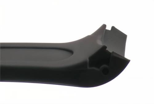 Uhrenarmband -Stockton- 22mm schwarz Silikon sportiv glatt matt mit Rundansto� (Schlie�enansto� 20 mm) - Bild vergr��ern 