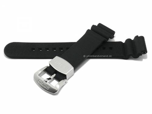 Ersatz-Uhrenband SEIKO 20mm schwarz Rubber Taucher-Look fr SBDY035 etc. - Bild vergrern 