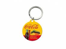 Retro-Schlüsselanhänger/Taschenanhänger Coca-Cola Werbemotiv von Nostalgic-Art