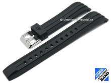 CASIO Ersatz-Uhrenarmband schwarz Kunststoff (10571130) Rundanstoß für EFV-550P-1AV