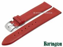 Uhrenarmband Cordero 22mm rot Lammnappa-Leder leicht genarbt von BARINGTON (Schließenanstoß 20 mm)