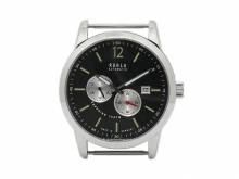 ABVERKAUF: Automatik-Herrenuhr Edelstahl poliert Ziffernblatt schwarz ohne Uhrenarmband von UMR Ruhla (*GD*HU*)