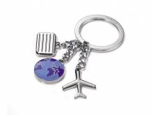 Schlüsselanhänger/Taschenanhänger Weltenbummler