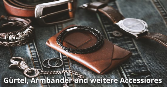 Uhren, Gürtel, Armbänder und mehr Accessiores