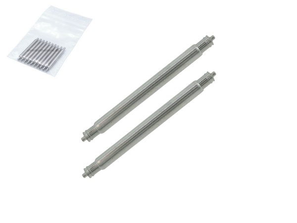 10tlg FederstegSortiment 20mm Edelstahl silberfarben extrastark 2.5 mm