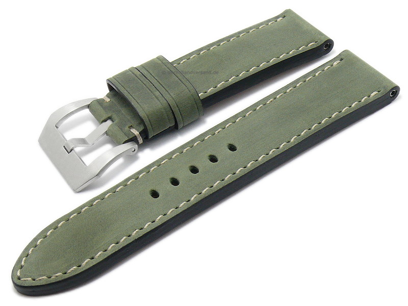 PANERAI UHREN LEDER Armband Premium 24mm Grün *EU* EUR 49,00 - DE