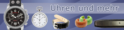 Shop-Rubrik: Uhren, Taschenuhren, Gürtel und mehr...