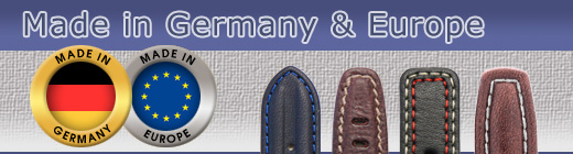 Uhrenarmbänder Made in Germany/Europe