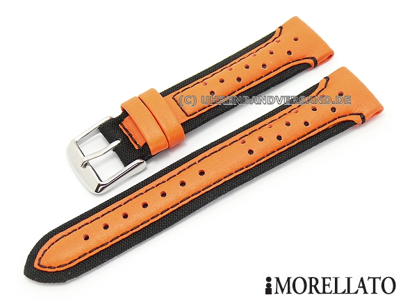Uhrenarmband 20mm orange Scherma von MORELLATO