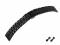 Uhrenarmband 20mm schwarz Edelstahl...
