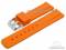 Uhrenarmband 24mm orange Silikon mit...