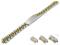 Uhrenarmband 12-13-14mm bicolor silber/goldfarben...