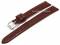 Uhrenarmband 14mm dunkelbraun Leder...