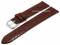 Uhrenarmband 18mm dunkelbraun Leder...