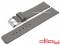Uhrenarmband 20mm grau Leder glatt ohne...