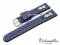Uhrenarmband 20mm blau Leder/Textil...