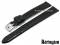 Uhrenarmband 15mm schwarz echt Straußen-Bein...
