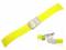 Uhrenarmband 20mm gelb Silikon Streifenmuster...