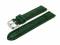 Uhrenarmband 20mm dunkelgrün echt Strauß...
