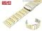 Edelstahl-Uhrenarmband 24mm bicolor...