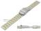 Uhrenarmband 20mm bicolor Titan massiv...