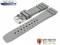 Uhrenarmband Atlantis 18mm grau Kautschuk...