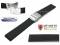 Uhrenarmband Kiel 22mm schwarz Kautschuk...