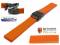 Uhrband Wismar 22mm orange Kautschuk...