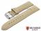 Uhrenarmband Memphis 18mm beige Leder...
