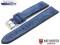 Hand made Uhrenarmband Como 24mm mittelblau...
