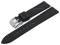 Uhrenarmband 20mm schwarz textilartig...